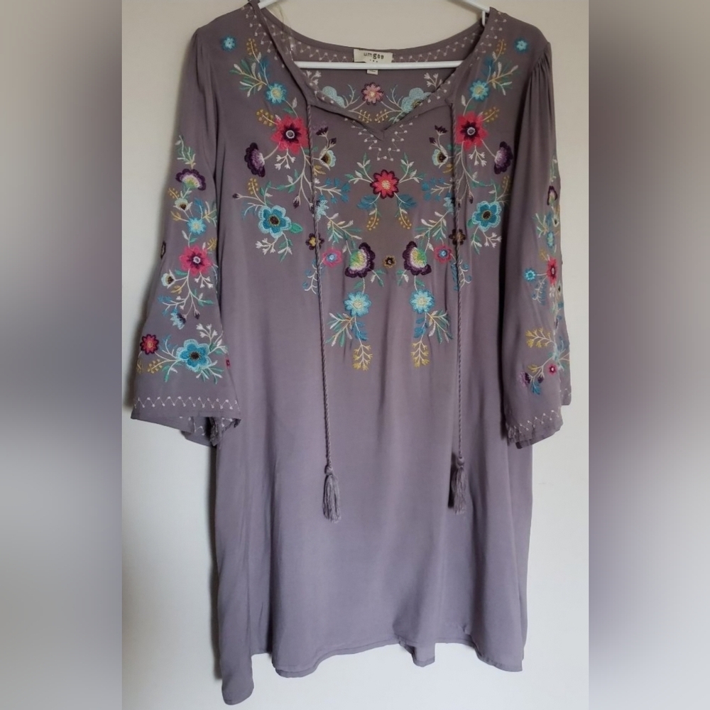 UMGEE Embroidered Dress Size S